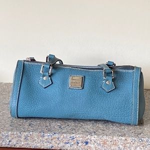 Dooney and Bourke blue barrel bag